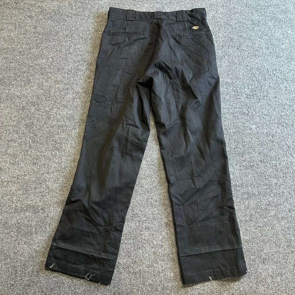 Dickies Work Pants Mens Size 32x30 Black 874 Fit Straight Leg Twill Fair